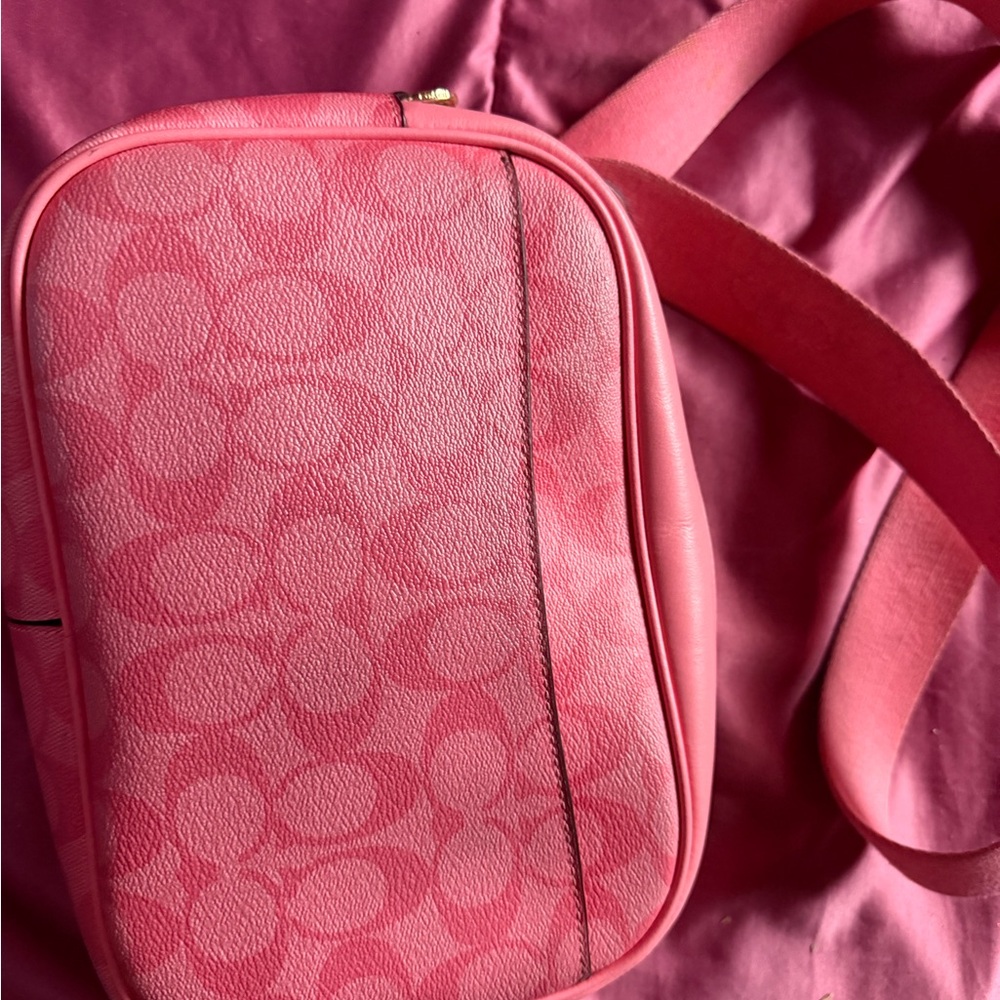 Pink Signature Crossbody Bag